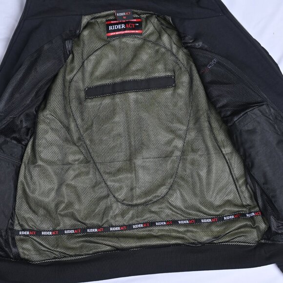 RIDERACT@ Summer and Winter Black Hoodie Breathable Men Hoodie Size 5XL NEW - Picture 5 of 7